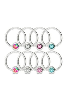 MsPiercing 14K Real Yellow Gold Nose Screw With Round 2.5Mm Aqua CZ 20 Ga MsPiercing 14K Real Yellow Gold Nose Screw With Round 2.5Mm Aqua CZ 20 Ga